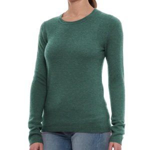 TAHARI Green Light Weight Pure Luxe 100% Cashmere Sweater